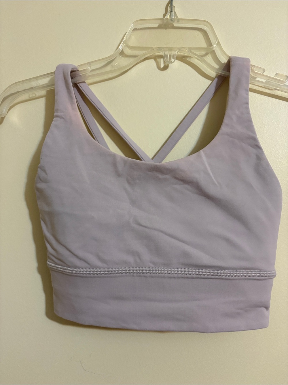 Lululemon Energy Longline Bra - faint lavender